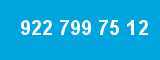 922 799 75 12